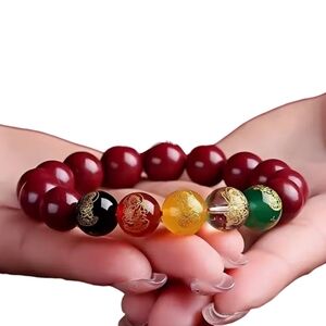 Chinese style 5 elements bracelet which represents the 5 gods of wealth